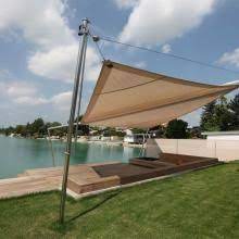 Retractable Triangle Shade Sail And Garden Canopy Pergola Shade Sails Diy Shade Sail