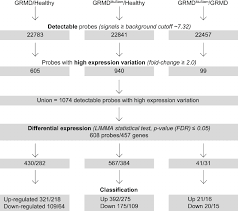 Flow Chart Of The Statistical Filtration Of Microarray Data