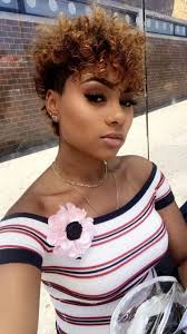Top knot with a scrunchie | i love this half updo style for beauties with short hair since you get to enjoy a neat do and the fresh summer wind through your hair at the same time. Natural Curly Hair For Natural Hair Short Natural Hair Care Tips 20181218 Haircuts And St Natural Hair Styles Short Hair Styles Short Natural Hair Styles