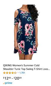 Cold Shoulder Dress Cold Shoulder Tunic Top Loose Dress Amazon Dresses