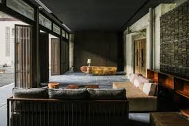 Retraite Dans Les Montagnes Chinoises De La Province De Fujian Bureau Architecture Cour Chinoise Hotel Design