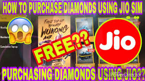 Restart garena free fire and check the new diamonds and coins amounts. How To Purchase Diamonds In Freefire Using Jio Sim Card Purchasing Diamonds Using Sim Cards Youtube