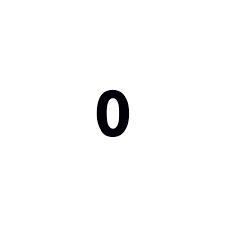 NUMBER 0, 100mm