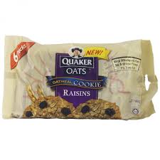 Happiness and nutrition come in a warm bowl of quaker oats, and now with quaker instant oatmeal you can enjoy them no matter how busy your day is. Quaker Oats Oatmeal Cookie Raisin