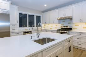 If you have a large piece left over, protect the surface with masking tape as we show and use it elsewhere. Premium Photo Assembling Furniture Kitchen With Contemporary Of Installation Base Cabinet Countertops And Sink