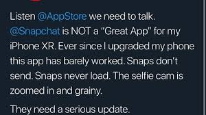 May 12, 2020 · to make a long story kind of short, snapchat is an app that truly changed how people interact with friends compared to other popular social networks like facebook and twitter. Petition Fix Snapchat For Iphone Xr Xs Change Org