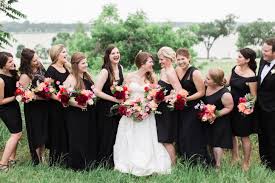 Here are the newest and trendiest bridesmaid dresses for 2021. Classic Black Bridal Party