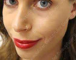 Brass Fake Side Hammered Nose Ring Piercing Clip On Hammered Etsy