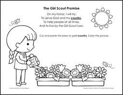 Daisy coloring page 5 free flowers pages : Garden Friends Girl Scout Promise Practice Pages Daisies Brownies