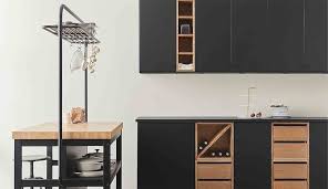 Shelving Units Drawers Wine Shelves And The Kitchen Island With Rack From The Vadholma Series Are Perfect Add Ons Ikea Kuchenideen Flaschen Regal Regal Kuche