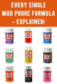 Maybe you would like to learn more about one of these? Every Single Mod Podge Formula Explained Diy Mod Podge Homemade Mod Podge Mod Podge Projects