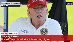 On display at Mar-a-Lago: Trump saw Mount Rushmore and said, 'Needs more  gold. And me.'