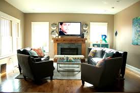 Where to place a tv in a living room with a fireplace? Long Narrow Living Room With Fireplace And Tv Novocom Top