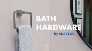Stunning High-End Bath Hardware from Sure-Loc - YouTube