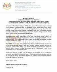 Atas perhatian dan kerjasama yang diberikan oleh pihak yth. Suara Guru Malaysia Gurumalaysia Twitter