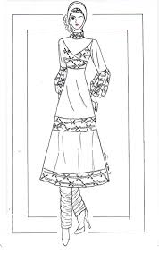 Desain baju batik untuk wanita yang ada saat ini memang memiliki. Contoh Desain Baju Gamis Wanita Diary Hijaber