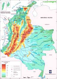 En el mapa político de colombia podemos observar que colombia limita al oeste con panamá y el océano pacifico, al norte con el mar caribe, al este el mapa de colombia está dividido en un distrito capital y 32 departamentos. Mapa De Colombia Politico Fisico Para Imprimir 2021