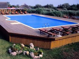 Landscaping Around Above Ground Pools Is The Best Idea For You Backyard Backyard Pool In Ground Pools