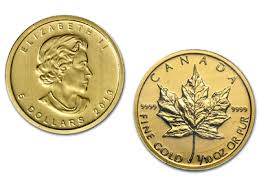 1 10 ounce canadian maple leaf gold coin