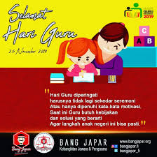 Pola pikir kalimat iii disebut kalimat nominal atau kalimat ekuasional. Ormas Dan Lbh Bang Japar Mengucapkan Selamat Hari Guru 25 November 2019 Bang Japar Kebangkitan Jawara Dan Pengacara