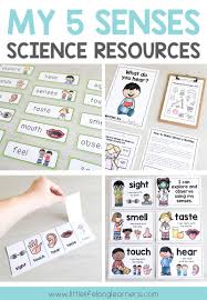 My 5 Senses Science Unit For Prep And Foundation Year Activities Printables Worksheets Lesson Ideas Prin Senses Preschool Senses Activities Science Units