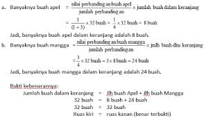 Perbandingan adalah membandingkan 2 nilai atau lebih dari suatu besaran yang sejenis. Perbandingan 1 Matematika Awan Asyik