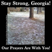 Weather forecast in mobile app. Georgia Snow Memes