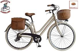 D Vv Fahrrad Retro Citybike Bike Cruiser Frau Damen Alu Aluminium Beige Fahrrad Rad Fahrrad Damen Rennrad