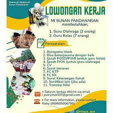 Aug 01, 2021 · dibawah ini merupakan beberapa informasi yang telah kami himpun mengenai lowongan kerja migas terbaru pada bulan agustus tahun 2021 dari sumber informasi lowongan kerja terpercaya, semoga informasi ini dapat bermanfaat bagi pembaca yang sedang mencari pekerjaan. Lowongan Kerja Di Mi Sunan Pandanaran Guru Olahraga Guru Kelas Bursa Lowongan Kerja