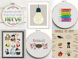 12 More Harry Potter Cross Stitch Patterns Harry Potter