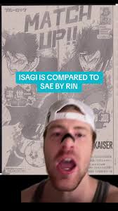 Isagi is the next Sae #bluelock #bluelockmanga #rinitoshi #isagiyoichi  #saeitoshi