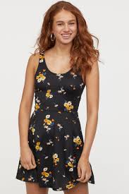 Black And Yellow Jersey Dress Pdp Stylish Party Dresses Floaty Maxi Dress Jersey Dress