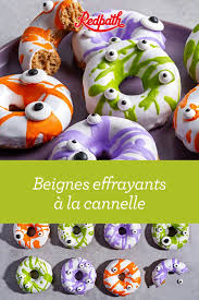Beignes Effrayants A La Cannelle Recipe Donut Decorating Ideas Halloween Food For Party Thanksgiving Baking