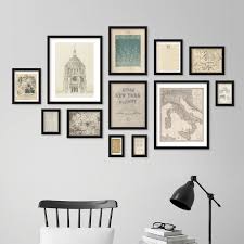 Black And White Gallery Wall Set 12pc Gallery Wall Set Q20 Matrix Gallery Wall Frames Gallery Wall Set Picture Gallery Wall
