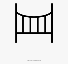 Simple christmas crib coloring page for children. Baby Crib Coloring Page Icon Hd Png Download Kindpng