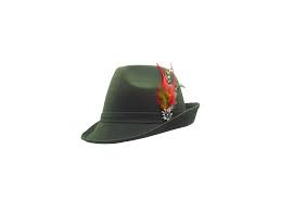 German Hunter Green Hat Fedora And Edelweiss Feather Green Hats Hats Hunter Green