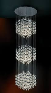 Chrome Spiral Long Drop Pendant 24 Light With Images Large Chandelier High Ceilings Drop Pendant Lights Ceiling Chandelier