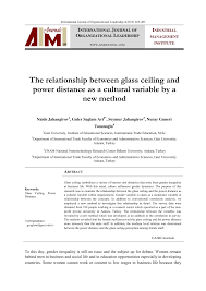 Glass ceiling definition in english dictionary, glass ceiling meaning, synonyms, see also 'glass',glass',bell glass',borosilicate glass'. Pdf The Relationship Between Glass Ceiling And Power Distance As A Cultural Variable By A New Method
