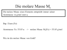 In chemistry, the molar mass of a chemical compound is defined as the mass of a sample of that compound divided by the amount of substance in that sample, measured in moles. 4 Formelsprache In Der Chemie Ppt Herunterladen