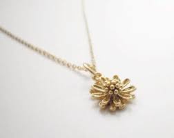 Flower Necklaces Gold On Etsy A Global Handmade And Vintage Marketplace Flower Necklace Gold Necklace Gold
