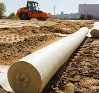 High Strength Polypropylene Construction PP Non Woven Needle Punched  Nonwoven Geotextile Fabric