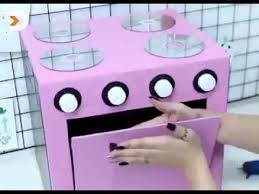 Si te gusta seguir recetas y. Como Hacer Cocina Completa De Carton Para Ninas Youtube