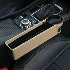 Leather Car Seat Storage Box Auto Seat Gap Pocket Organizer For Phone Card Cigarettes Storage Car Seats Car Car Storage