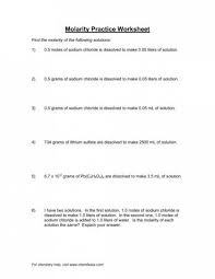 Molarity Worksheet And Key In 2020 Practices Worksheets Worksheets Worksheet Template