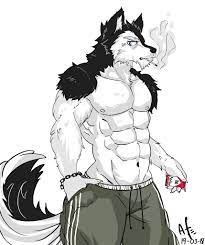 sexy furry boy smoking - YCH.Commishes