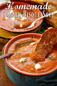 Homemade Tomato Bisque Soup In 2020 Tomato Bisque Soup Bisque Soup Recipes Bisque Soup