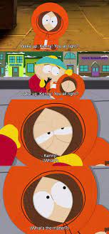 The gif create by saikelv. Fairyetc How To Enrage Kenny Mccormick Lessons 1 Don T Make Nascar Look Stupid 2 Don T Interrupt Him South Park Funny South Park Anime Style South Park