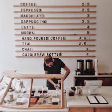 Menu Board With Block Letters Custom Pastry Case Coffeeshop Coffee Shop Decor Coffee Shops Interior Coffee Shop Design