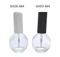 15ml Ball Shaped Glass Nail Enamel Bottle | Bulk nail polish ...