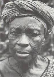 An Igbo woman with traditional facial scarification known as "Ichi marks"  from 1983 in present-day Enugu State, Nigeria. These marks hold cultural  significance. The Ichi marks are traditional to the Igbo people